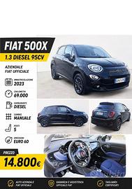 Fiat 500X 1.3 MultiJet 95 CV 2023 BLACK