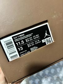 JORDAN CJ1 T-REXX X TRAVIS SCOTT "GREEN SPARK"
