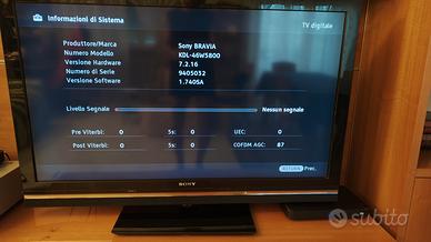 TV Sony Bravia LCD 46"