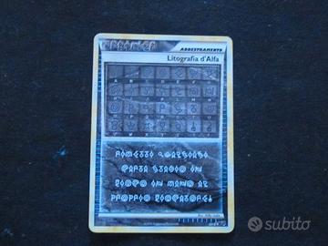 Litografia d'Alfa Tre - Carte Pokemon TCG - ITA –
