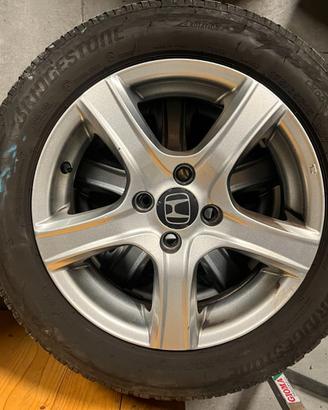 4 Cerchi + pneum. invernali 15" Honda Jazz '08-13'