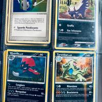 Carte pokemon nere e grigie