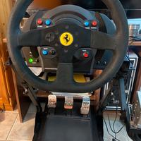 Simulatore di guida Thrustmaster alcantara edition