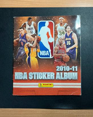 PANINI Basket NBA STICKER ALBUM 2010-2011 completo