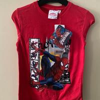 Maglietta Spiderman Marvel Bambino 7/8 Anni