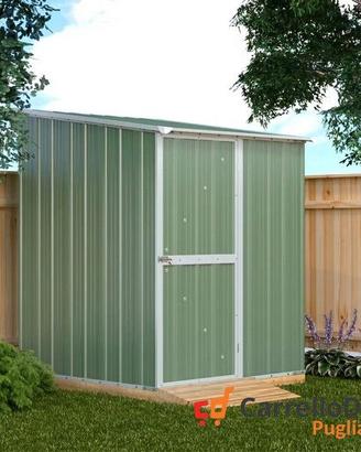 Casetta lamiera di Acciaio 155x175cm x h 202 verde