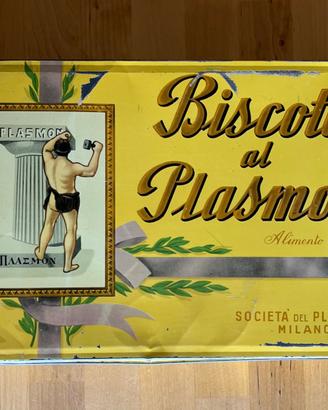 Scatola latta Biscotti al Plasmon