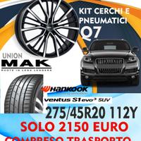 Cerchi in lega con pneumatici audi q7 20