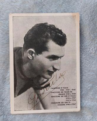 Gino Bartali autografo 10x15 