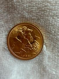 Sterlina Oro Elisabetta ii