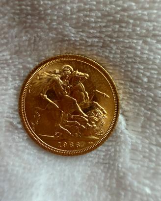 Sterlina Oro Elisabetta ii