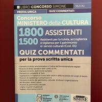 Manuale Concorso Assistenti cultura 2026 Cod. 01