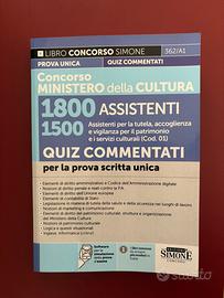 Manuale Concorso Assistenti cultura 2026 Cod. 01