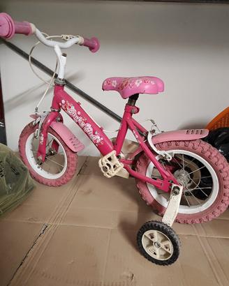 Bicicletta per Bambina "Pinky Girl"  12/14 pollici