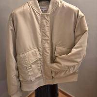 giacca cotone lucido beige x donna