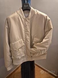 giacca cotone lucido beige x donna