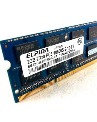 Memoria RAM SODIMM Elpida 2GB