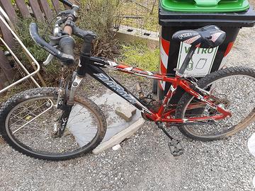 mountain bike con cambio da sostituire