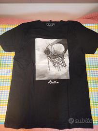 T-shirt Mister Tee Taglia L con stampa basket