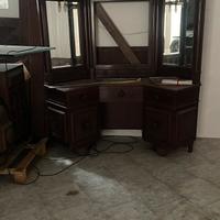 Toilette anni 1940 in mogano