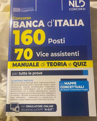 Manuale per Concorso Banca d’Italia