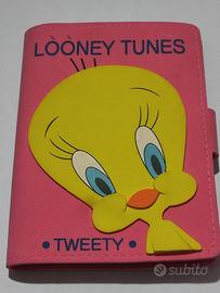 Looney Tunes Titti taccuino rosa vintage anno 1998