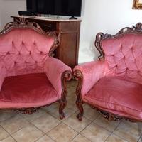 Poltrone stile Luigi XIV