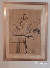 Quadro Pittore Riggio anni 70