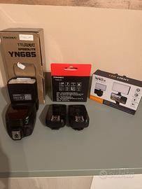 Flash, trigger e luce