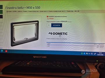 Finestra Dometic Seitz completa 1450x550