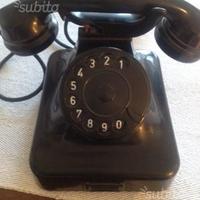 TELEFONO ANTICO in Bachelite nera