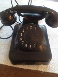 TELEFONO ANTICO in Bachelite nera
