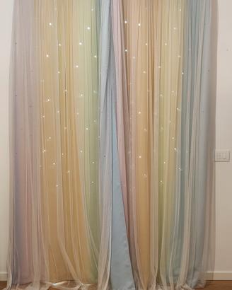 Tenda decorativa multicolor – stile fiabe