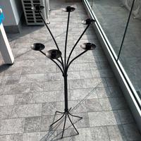 candelabbro in ferro battuto