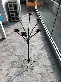 candelabbro in ferro battuto
