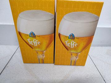 2 Calici birra Leffe 33 cl 