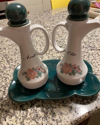 Menage set aceto e olio