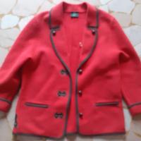GIACCA Cappotto ROSSA in LANA COTTA