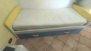 letto con cassetti 