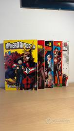 My Hero Academia Vol. 1-5 Lotto Manga Star Comics