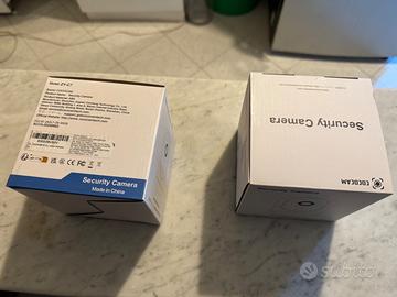Telecamere da interno imballate mai aperte