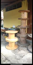 Bobine Legno per Tavoli e Arredo Industrial