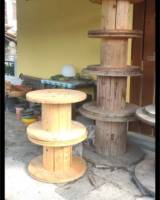Bobine Legno per Tavoli e Arredo Industrial
