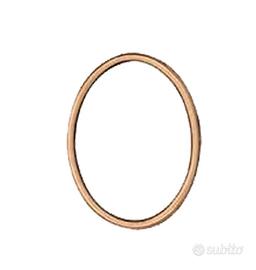 Cornice ovale in bronzo cimitero- misura  9x12