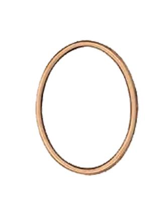 Cornice ovale in bronzo cimitero- misura  9x12