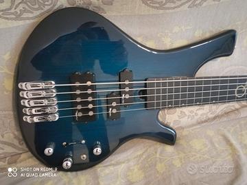 Basso elettrico 5 fretless Joe De Marco 