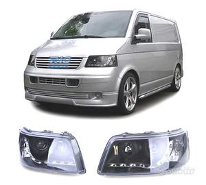 FARI VOLKSWAGEN VW T5 03-09 LUCE LED DIURNA SFONDO