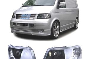 FARI VOLKSWAGEN VW T5 03-09 LUCE LED DIURNA SFONDO