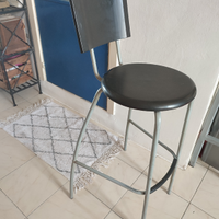 Sgabello da bar IKEA nero