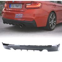 DIFFUSORE BMW F22 F23 LOOK M PERFORMANCE NERO LUCI